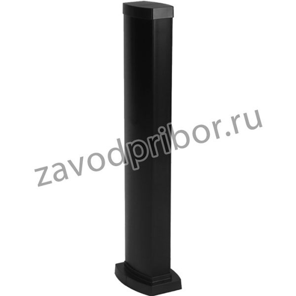 Мини-колонна 0,68m, 2 секции, корпус из алюминия, крышка ПВХ, цвет черный