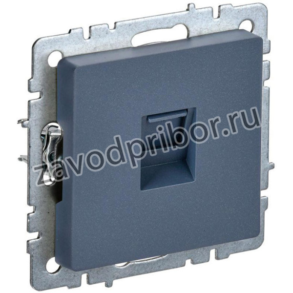 Розетка компьютерная IEK BRITE RJ45 кат.5E РК10-БрМ маренго