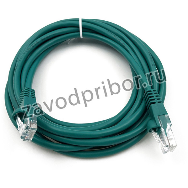 Патч-корд Buro UTP 4 пары cat5E CCA molded 3м зеленый RJ-45 (m)-RJ-45 (m)