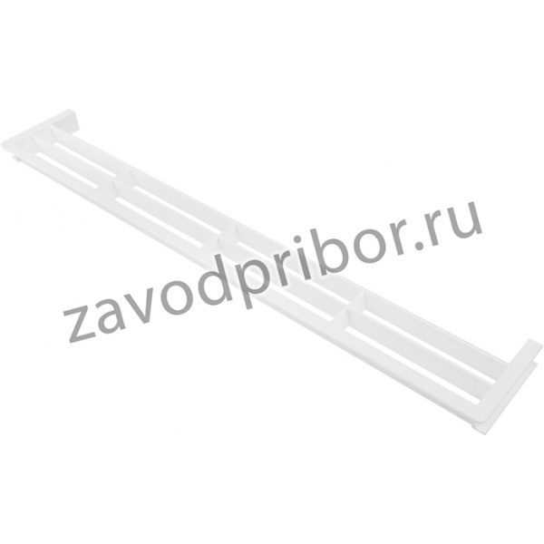 Вентиляционная решётка для цоколя, 390 мм, белая 2190-449-BI