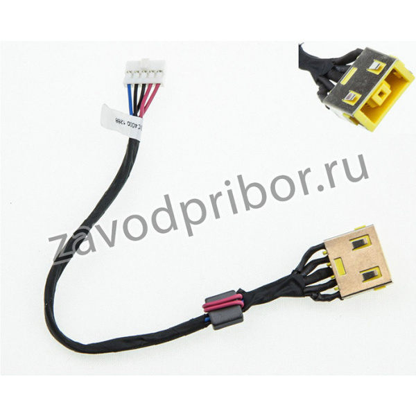Разъем для ноутбука Lenovo G400S, G500S, G505S (с кабелем)