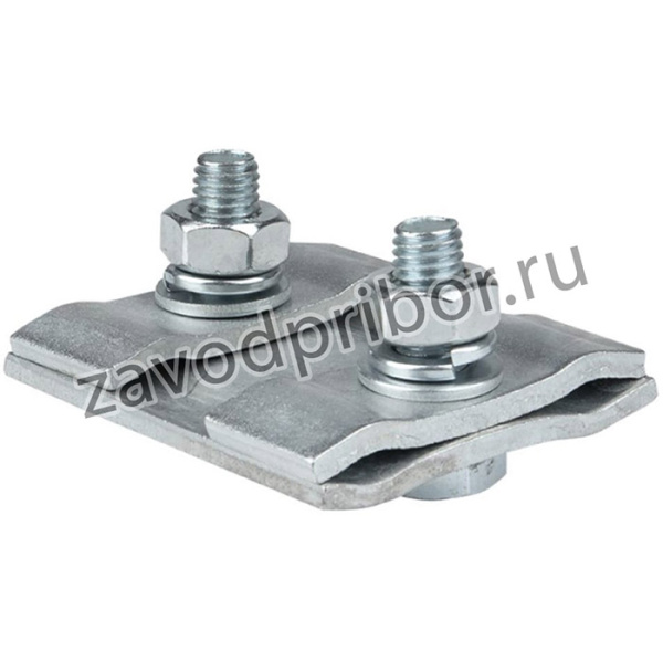 Соединительный плашечный зажим 2 болта М8 (D провода 9,1...12,0 мм) ПС-2-1 PROxima 6 шт ps-2-1