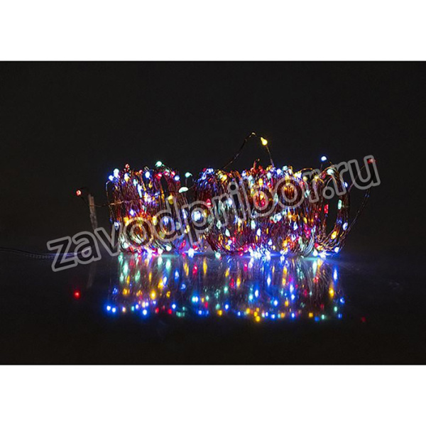 Светильник светодиодный садовый SLR-G03-100M нить 100LED мультицвет на солнечн. батарее ФАZА 5033467