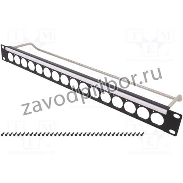 CP30151, Адаптер монтажный, Патч-панель, RACK, винтами, Рез
