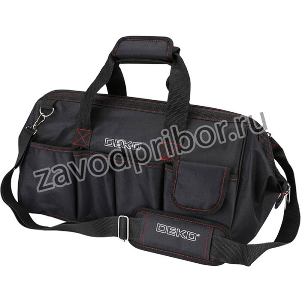 Сумка для инстр. Deko XL 1отд. 9карм. черный (065-0803)