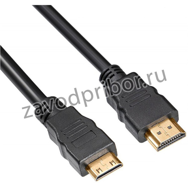 Кабель HDMI - Mini HDMI, M/M, 1.8 м, v1.4, Buro, чер, 7219