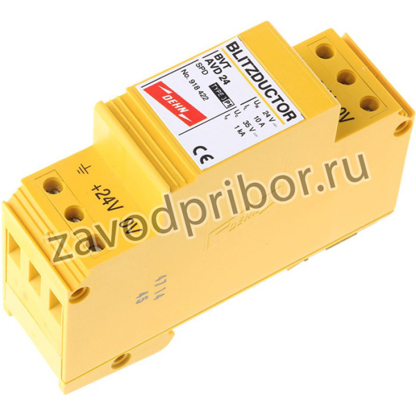 BVT AD 24, BVT Surge Protector 35 V dc Maximum Voltage Rating 2kA Maximum Surge Current Lightning Arrester
