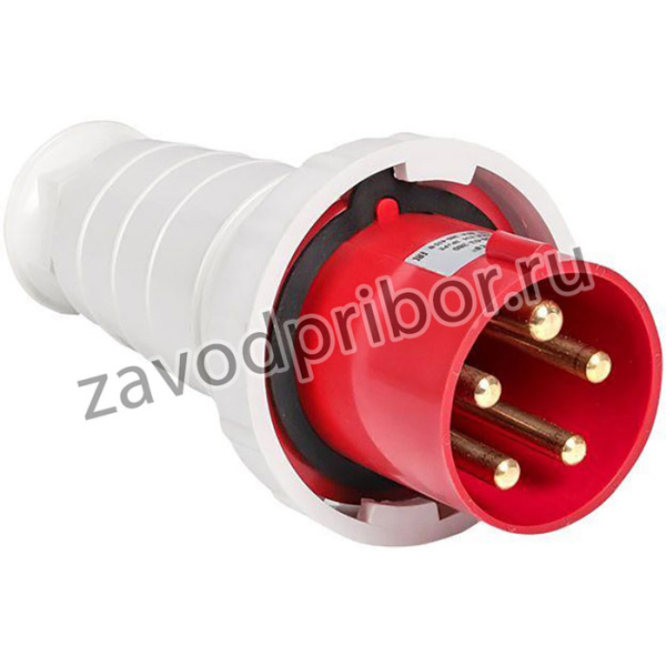 Вилка переносная 035 63А 3P+PE+N 380В IP67 EKF ps-035-63-380