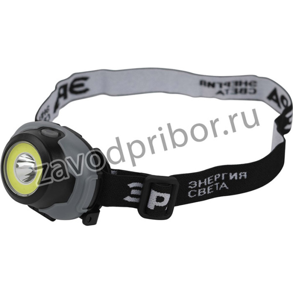 Фонарь налобный светодиодный ЭРА GB-710 Криптон, на батарейках, 3 режима, 5 Вт, СОВ, 3хААА Б0052752