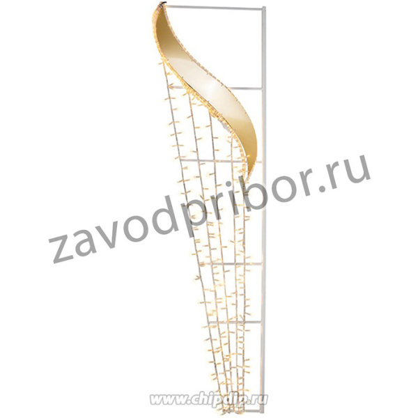 501-535, Фигура световая Факел 60х220 см, 160 LED, цвет свечения теплый белый