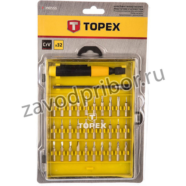 Сменные наконечники прецизионные с держателем, набор 32 шт. 39D555