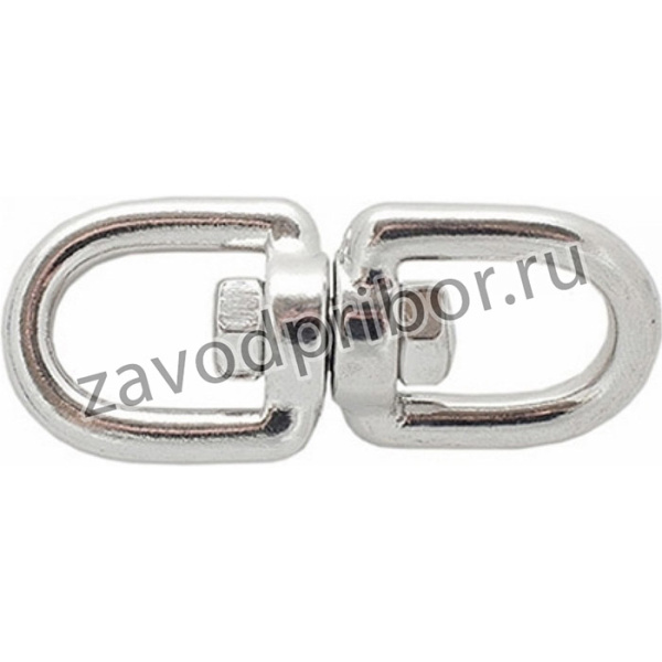 Вертлюг кольцо-кольцо D6 мм нержав. сталь 1 шт G1 4406