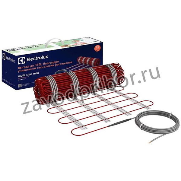 Комплект "Теплый пол" (мат) двухжил. 150Вт/кв.м 225Вт 1.5-2кв.м MULTI SIZE MAT EMSM 2-150-1.5 Electrolux НС-1105898