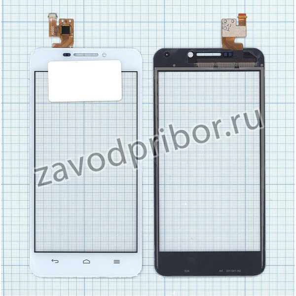 Сенсорное стекло (тачскрин) для Huawei Ascend G630 белое