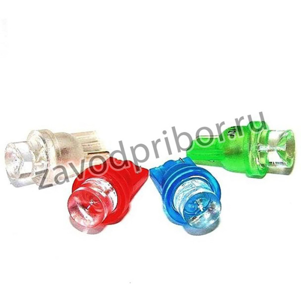 12966l1l1r Лампа светодиодная W5W 12V 1LED конус крас