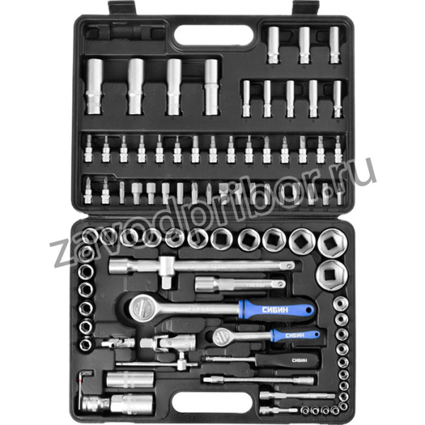 27765-H94, СИБИН 94 предм., (1/2"+1/4"), Универсальный набор инструмента (27765-H94)
