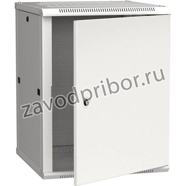 Шкаф коммутационный ITK Linea W (LWR3-15U66-MF) настенный 15U 600x600мм пер.дв.металл 90кг серый 500мм 200град. 770мм IP20 IK10 сталь