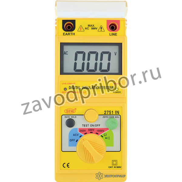 2751 IN — цифровой измеритель сопротивления изоляции