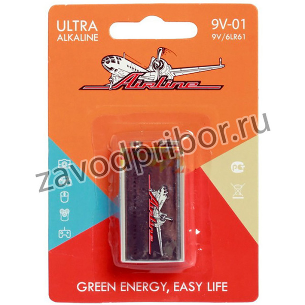 9V-01, 9V-01_батарейка 6lr61/крона 9v щелочная !\