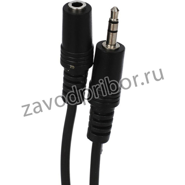 Кабель VCOM VAV7179-5M Кабель удлинительный 3.5 Jack (M) - 3.5 Jack (F), стерео, аудио, 5.0м