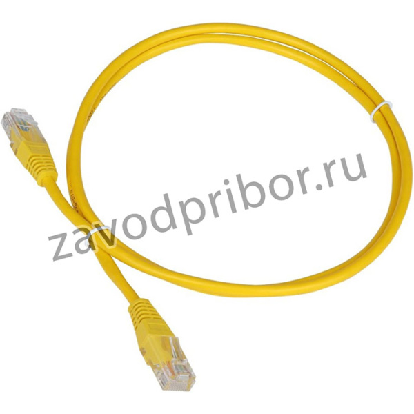 TWT-45-45-5.0-YL, Патч-корд RJ45-RJ45, 4 пары, UTP, категория 5е, 5 м, желтый, 45-45-5.0-YL