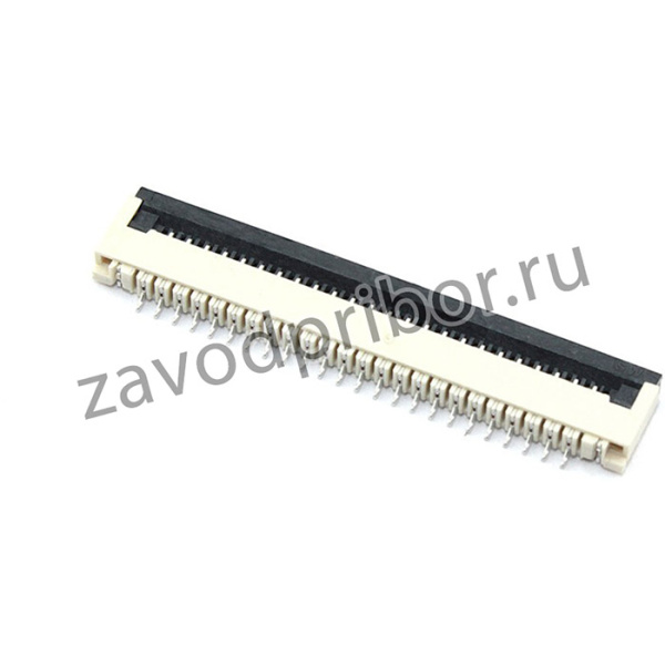 Разъем FPC Flip-Lock 1010-24RLGF 24 pin высота 1мм шаг 1мм
