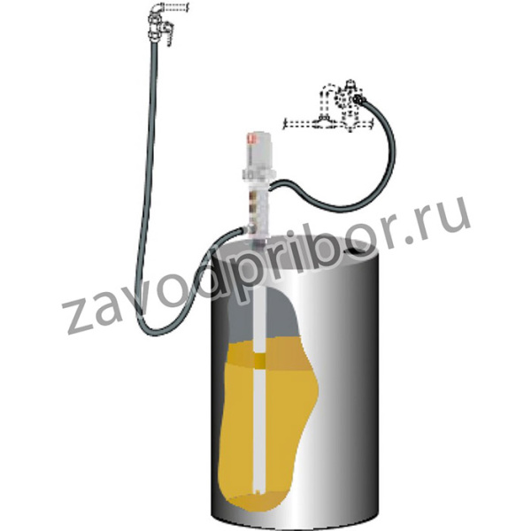 Комплект для откачки масла из бочки 205 л с с насосом PM2 379300
