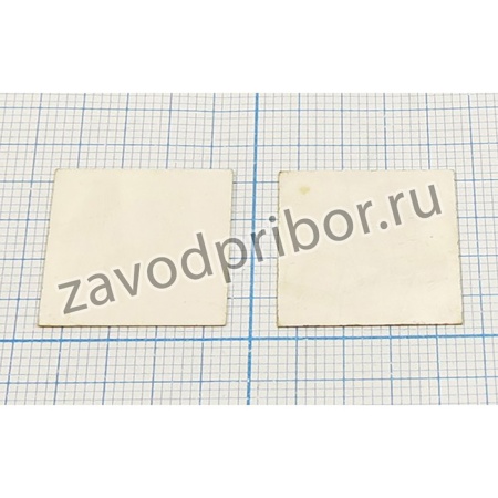 Ультразвуковой пьезоэлемент 20x20x0.36мм, пластина, 86кГц ; пэу 20x20x0,36\пластина\ 86кГц\\ЦТС-19\\\