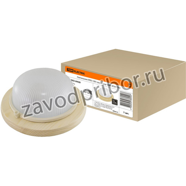 Светильник НПБ1301 сосна круг 60Вт IP54 TDM