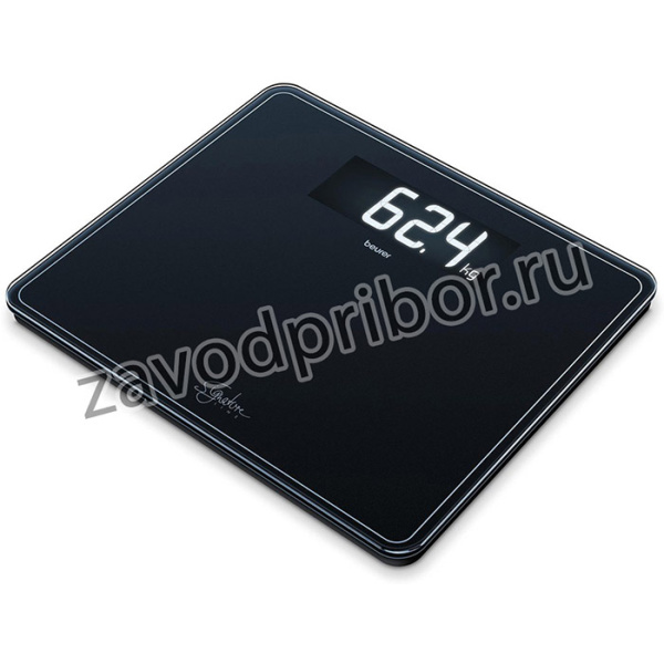 Напольные весы BEURER GS410 Signature Line, до 200кг, цвет: черный [735.76]