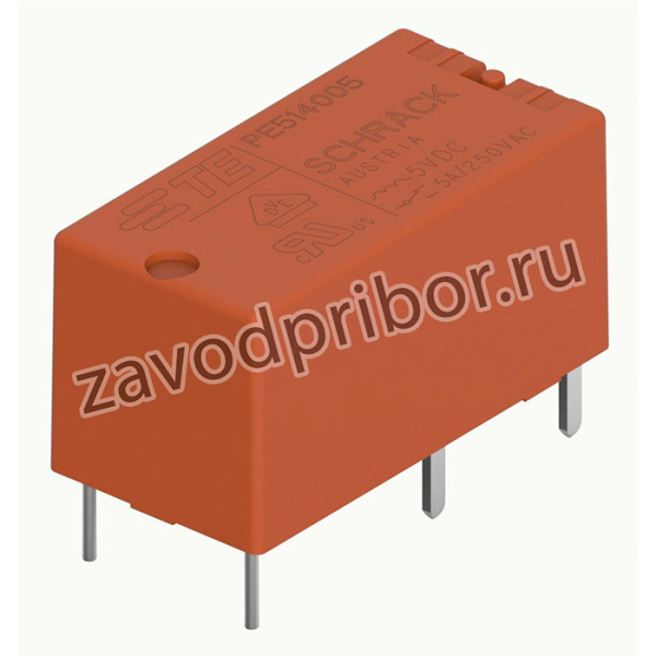 1-1393219-7, Реле питания, SPDT, 5 В DC, 5 А, PE, Сквозное Отверстие, Без Защелки