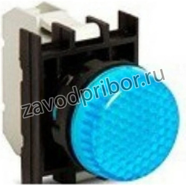 Сигнальная арматура синяя, с блоком подсветки CB7, синий 12-30В AC/DC CP070XM