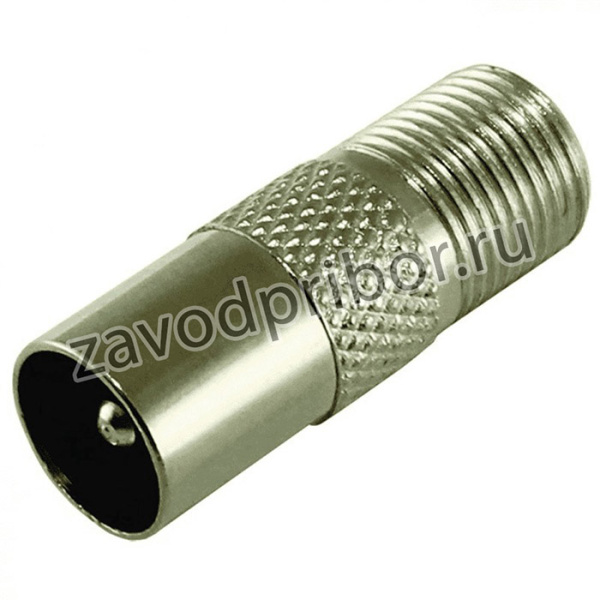 SQ1809-0006, Переходник TDM гнездо F - штекер TV, индивидуальная упаковка