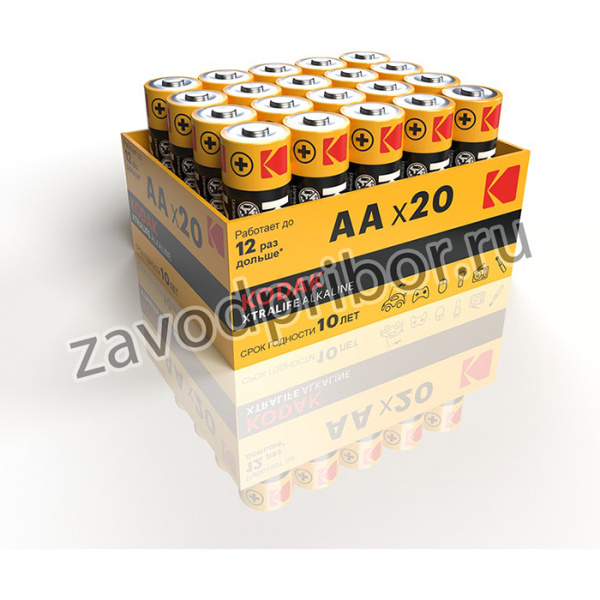 Батарейки Kodak LR06-20 bulk XTRALIFE Alkaline