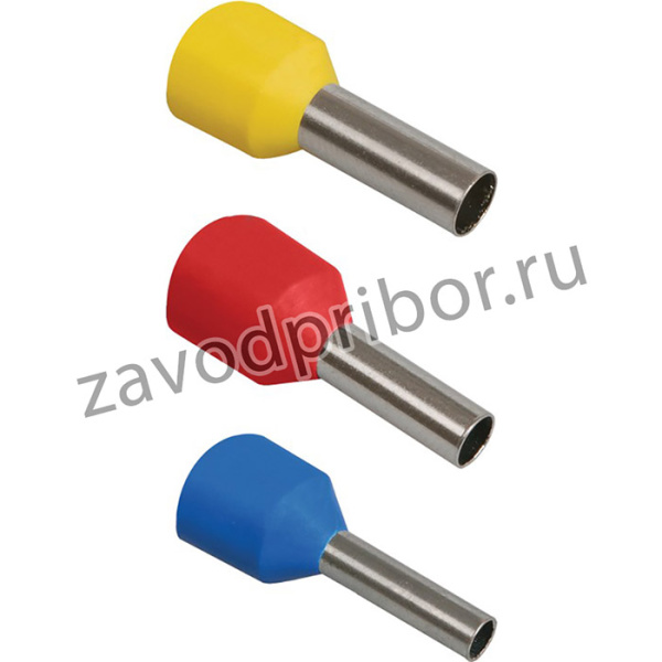 UGN10-D25-04-08, Наконечник кабельный НШвИ 2.5-8.2 синий Е2508 (100шт)