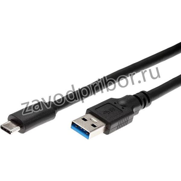 Кабель-переходник AOpen/Qust USB 3.1 Type C M/USB 3.0 Type A M (ACU401-2M), Кабель-адаптер USB 3.1 Type-Cm -- USB 3.0 Am, 2м iOpen (Aopen/Q