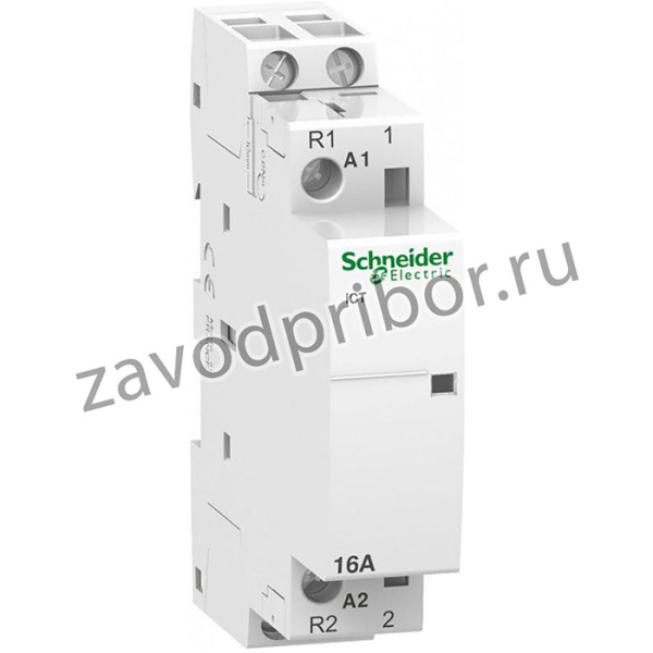 Контактор модульный 1НО 1НЗ 220В АС 50Гц SE Acti 9 iCT16A