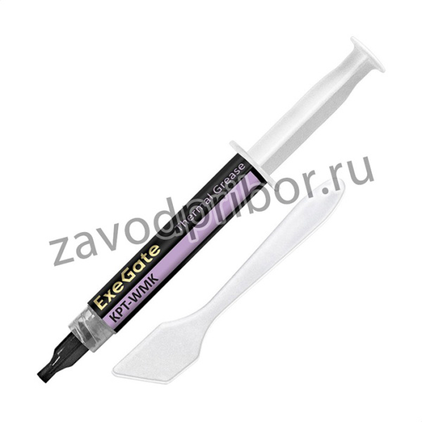 Термопаста ExeGate KPT-WMK (0,8 Вт/(м К), 5г, шприц с лопаткой)