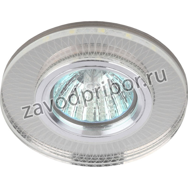 DK LD44 SL 3D Светильник ЭРА декор cо светодиодной подсветкой MR16, зеркальный Б0037355