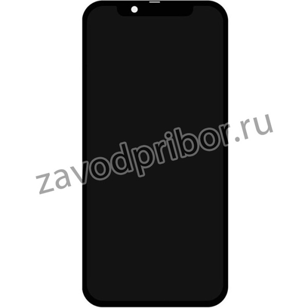 Дисплей (экран) в сборе с тачскрином для iPhone 13 (TianMa) черный с рамкой