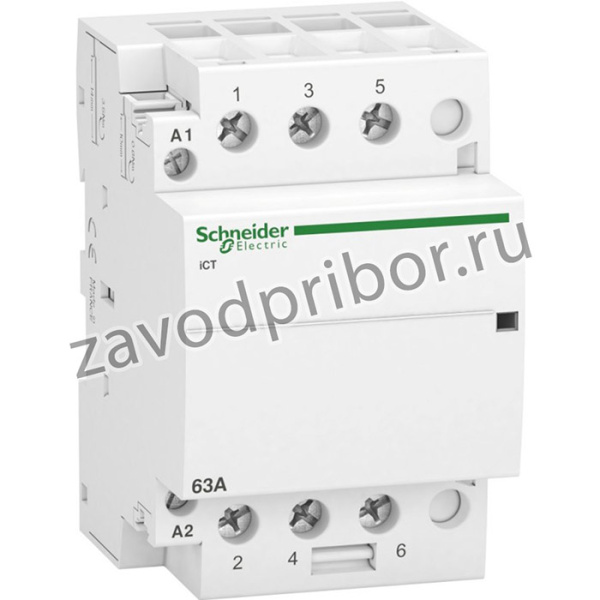 МОДУЛЬНЫЙ КОНТАКТОР iCT63A 3НО 220/240В АС 50ГЦ