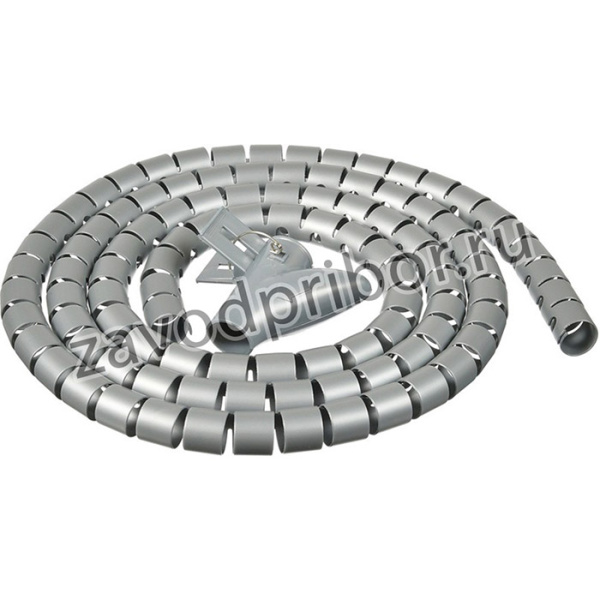 Кабельный органайзер Buro BHP CG155S Spiral Hose 15x1500mm Silver