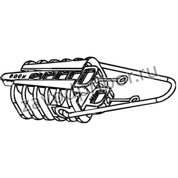 Зажим анкерный для проводов ввода DN 123 (2х16/4х25) (SO 25; PA 25х100) НИЛЕД 10600119