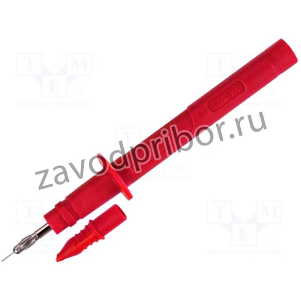 SPS2381NI-RT, Измерительный щуп, 5А, красный, Размер гнезда: 4мм, 1кВDC, 5мОм