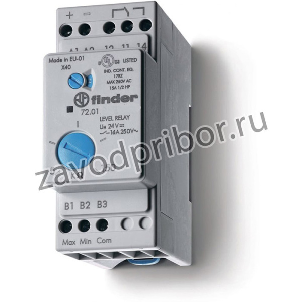 Реле контроля жидкости функц наполнения или дренаж, задерж 0, 5-7сек., чувствит, 720181250000