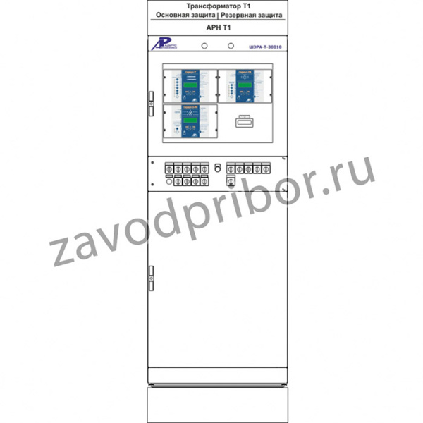 ШЭРА-Т-30010 — шкаф защит двухобмоточного трансформатора, АУВ сторон ВН и НН