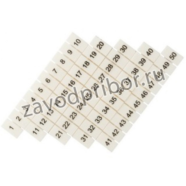 Маркеры для JXB-ST 4 с нумерацией 1-50 (100 шт.) PROxima zb-st-4-1-50
