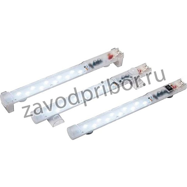 Светильник светодиодный LED 025 Ecoline, 5Вт, 100-240VAC, с выкл, крепление магнитное, 351х39х32мм, пружинная клемма