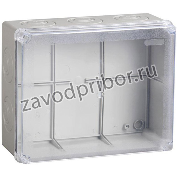 Коробка распаячная ОП 240х195х165 IP55 КМ41278 RAL7035 IEK UKO10-240-195-165-K51-55