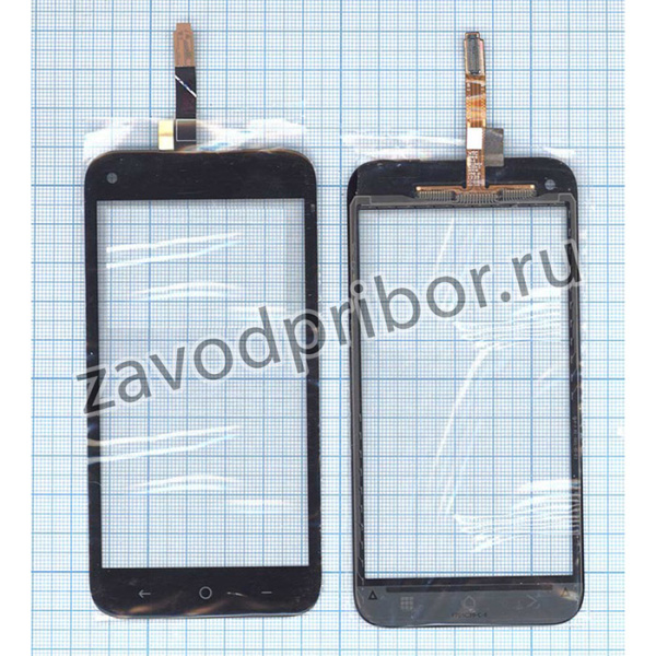 Сенсорное стекло (тачскрин) для HTC First PM33100 черное